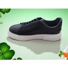Hızır Shoes Erkek Bağcıklı Siyah Ayakkabı