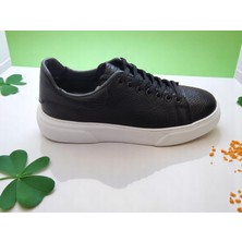 Hızır Shoes Erkek Bağcıklı Siyah Ayakkabı