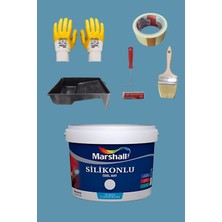 5'li Set Silikonlu Özel Mat Iç Cephe Duvar Boyası 79 Çeşit Renk 2.5lt
