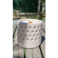 Vanilya Kokulu Beton Soya Mum-Açık Bej-9x9