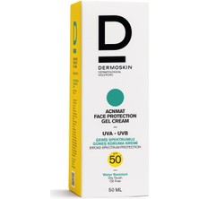 Dermoskin AcnMat Face Protection Gel Güneş Kremi Spf 50+ | Akne Karşıtı | UVA&UVB Koruyucu | 50 ml