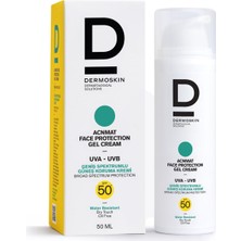 Dermoskin AcnMat Face Protection Gel Güneş Kremi Spf 50+ | Akne Karşıtı | UVA&UVB Koruyucu | 50 ml