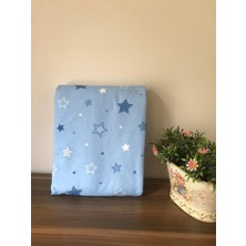Asev Home İpli Ayarlanabilir Isıya Dayanıklı stoperli Keçeli Ütü Masası Kılıfı Örtüsü Bezi 55X140CM Gökyüzü