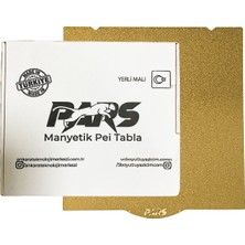 310X315 mm Ender 3 S1 Plus Pars Gold Pei Kaplı Özel Yay Çeliği Tabla Mıknatıslı