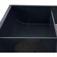 YYB Rampalı Plastik Çekmece Içi Para Düzenleyici 5 Banknot 4 Bozuk Para Gözlü 40,5 x 24,5 x 3,5cm