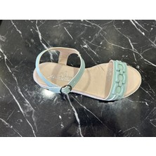 CS22060 2fx Su Yeşili Kadın Düz Sandalet