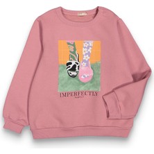 Kız Çocuk Orta Kalınlıkta Basic Sweatshirt