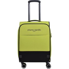 Pierre Cardin Ultra Light Hafif Lüx Kumaş Kabin Boy Valiz Yeşil PC8200