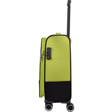 Pierre Cardin Ultra Light Hafif Lüx Kumaş Kabin Boy Valiz Yeşil PC8200