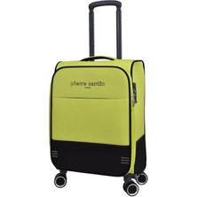 Pierre Cardin Ultra Light Hafif Lüx Kumaş Kabin Boy Valiz Yeşil PC8200