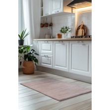 Dekozer Azra Kaymaz Taban Bej Halı – Salon, Çocuk Odası ve Mutfak için Yıkanabilir, Yumuşak Kilim