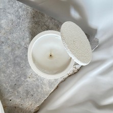 Beton Kalıp Saksı Mum - Kaliteli Soya Mumu - Çift Amaçlı 12 cm Dekoratif Mum