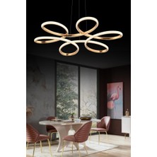 Istanbul Avize Megie Gold Beyaz Power LED Lüx Modern Ledli Avize