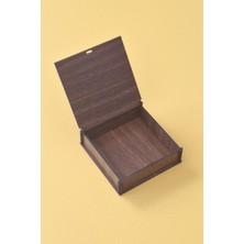 Kişiye Özel Hayat Ağacı Desenli Çok Amaçlı Kutu - 12 x 12 x 3,5 cm