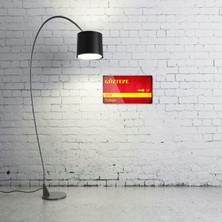 Göztepe Metal Posteri - Sokak Tabelası Görünümlü Parlak Tablo / Eskitme