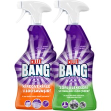 Cillit Bang Banyo ve Mutfak Temizleyici Yağ Çözücü & Kireç Sökücü Sprey 2'li Set (2x750 ml)