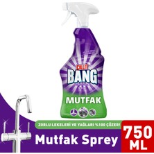 Cillit Bang Banyo ve Mutfak Temizleyici Yağ Çözücü & Kireç Sökücü Sprey 2'li Set (2x750 ml)