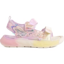 Gümüş Cırtlı Anatomik Hafif Kız Çocuk Sandalet 1946 F