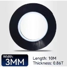 WEKO WBK003 3MM 10 METRE 0.86MM KALINLIK TELEVİZYON EKRAN PANEL YAPIŞTIRMA KENAR BANDI