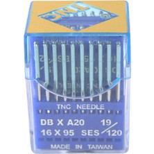 Tnc Düz Makine İnce Dip Dikiş İğnesi / DBXA20 (DBX1) SES 19/120 100ADET