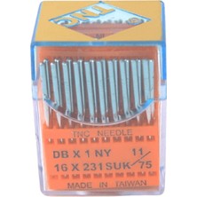 Tnc Düz Makine İnce Dip Dikiş İğnesi / DBX1 SUK 11/75 100ADET