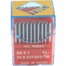 Tnc Düz Makine İnce Dip Dikiş İğnesi / DBX1 SES 14/90 100ADET