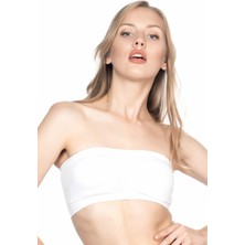 Miraxx Beyaz Mı Emay 4022 Pedli Straplez Korse