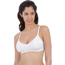 Miraxx Beyaz Mı Emay 4020 Pedli Ince Askılı Büstiyer