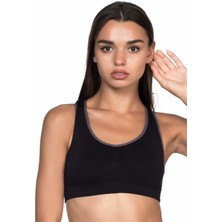 Miraxx Siyah-Antrasit Mı Emay 4024 Double Toparlayıcı Büstiyer