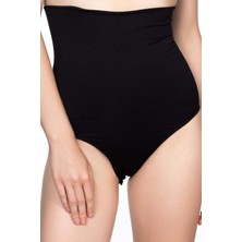 Miraxx Siyah Mı Emay 2019 Double Yüksek Bel Çıtçıtlı  Slip Korse