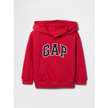 Gap Erkek Bebek Kırmızı Gap Logo Relaxed Havlu Kumaş Sweatshirt