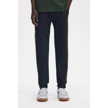 Fred Perry Erkek Lacivert Kontrast Bantlı Eşofman Altı