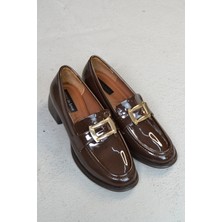 Sister In Love Shoes April Toka Detaylı Parlak Rugan Loafer