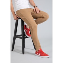 Mutlu City Yeni Sezon Erkek Denim Slim Fit Likralı Kot Jean Pantolon 2165-HARDAL Sarısı