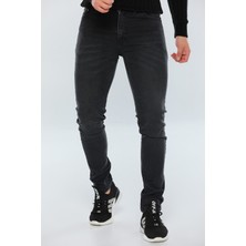 Mutlu City Erkek Füme Slim Fit Likralı Kot Jean Pantolon 2280