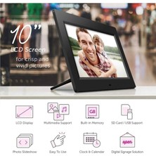 10-Inç LCD Ekran Dijital Fotoğraf Çerçevesi - MBN6984-5672