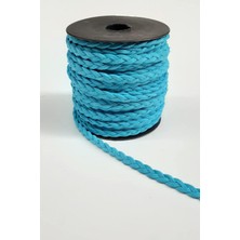 Hayalperest Boncuk Turkuaz Süet Örgü Ip