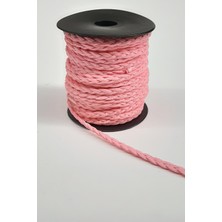 Hayalperest Boncuk Pembe Süet Örgü Ip