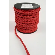 Hayalperest Boncuk Kırmızı Süet Örgü Ip