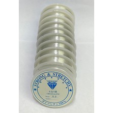 Hayalperest Boncuk Misina 0.2 mm 10 Adet