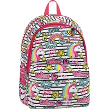 075 22002 Figür Desenli Ilkokul Çanta Beslenme Ve Kalemlikli Set