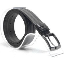 Rakerplus  Deri Siyah Klasik Erkek Çocuk Kemer