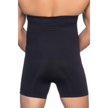 Miraxx Siyah Mı Emay E1005 Erkek Yüksek Bel Double Boxer Korse