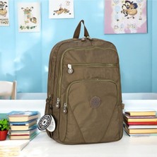 Çok Gözlü Su Geçirmez Suluklu Ortopedik Sırt Seyehat Spor Günlük Okul Çantası