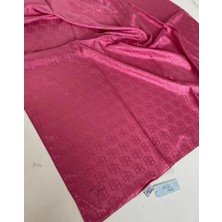 Belli Fresh Monogram Jakarlı Eşarp 1 - 17 Pembe Desenli