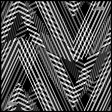 La Boutique Tivil İpek Eşarp 2109 - 08 Siyah Karışık Desen