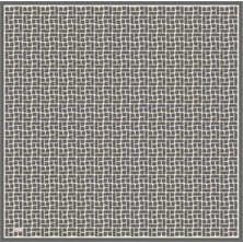 Belli Tivil İpek Eşarp 4062 - 03 Gri Karışık Desen