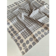 Armine Sura İpek Eşarp 9354 - 84 Krem Karışık Desen