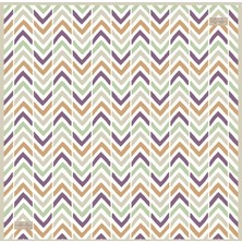 La Boutique Tivil İpek Eşarp 2136 - 04  Beyaz Karışık Desen