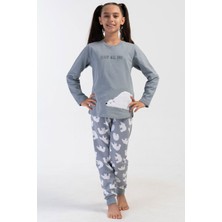 Pamuklu Kız Çocuk Uzun Kol Pijama Takım(9-10/15-16)
, 403037